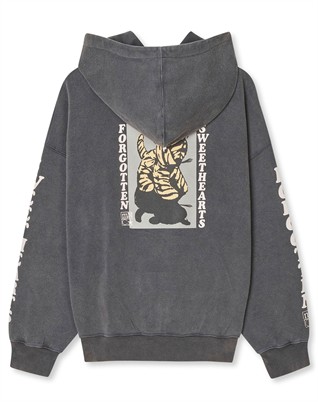 Compact Cotton Altas Hoddie - Washed Black